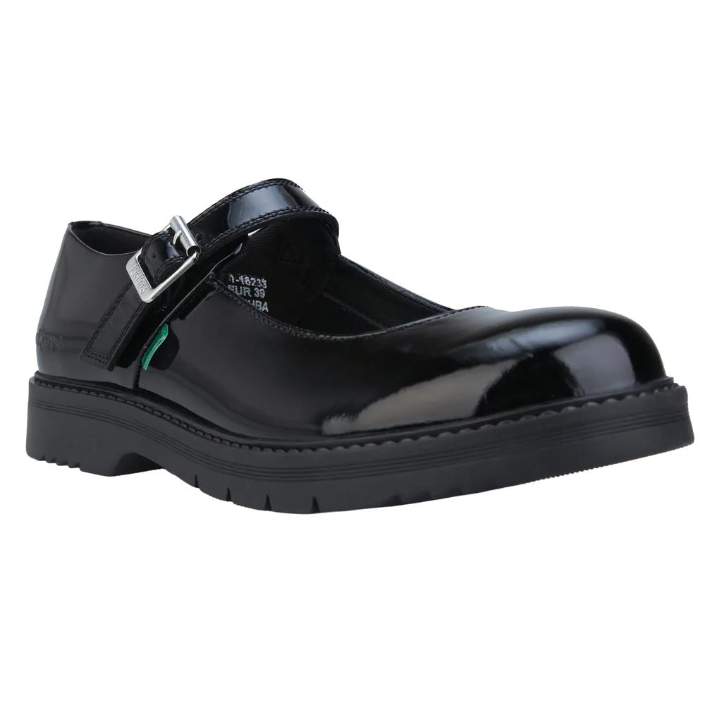 Kickers Womens/Ladies Finley Patent Shoes