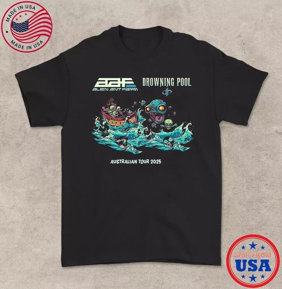 Группа Alien Ant Farm Даты тура по США Полный размер S-5XL BT1920 Унисекс Футболка