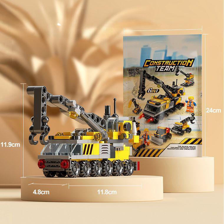 Совместимые строительные блоки Lego: Детские развивающие игрушки на тему военной и инженерной техники