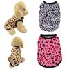 Летняя одежда для кошек, дышащий жилет с леопардовым принтом для маленьких и средних собак, одежда для кошек и щенков, пальто для собак, уличный костюм для бигля
