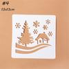 Stamp Album Decorative DIY Craft PaintingTemplate Scrapbooking Merry Christmas Layering Stencils