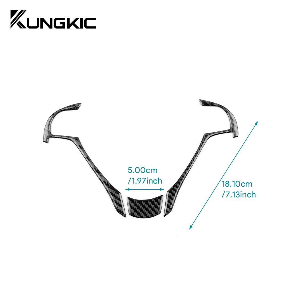 Real Soft Carbon Fiber Sticker for Acura ILX 2013-2017 2018 2019 2020 2025 2025 For RDX 2013-2018 Car Steering Wheel Accessories