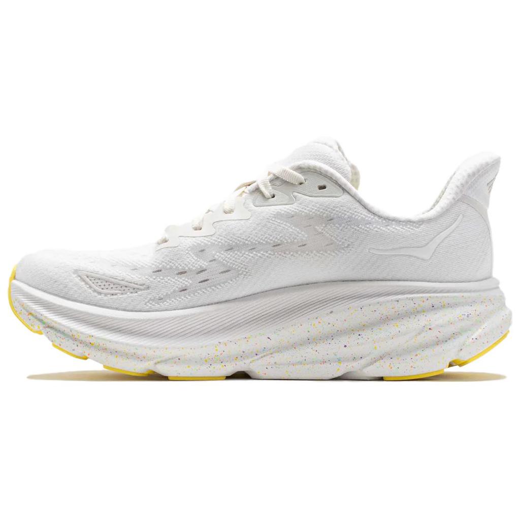HOKA One One Клифтон 9 Белый лимонад (Женский) Женские кроссовки 1127896-WTL