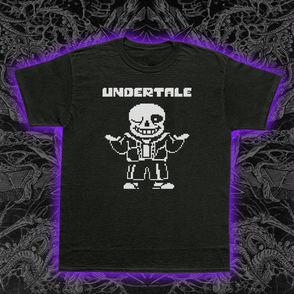 Skeleton Sans T-Shirt Funny Gaming Graphic Unisex Tee Sizes: S-5XL