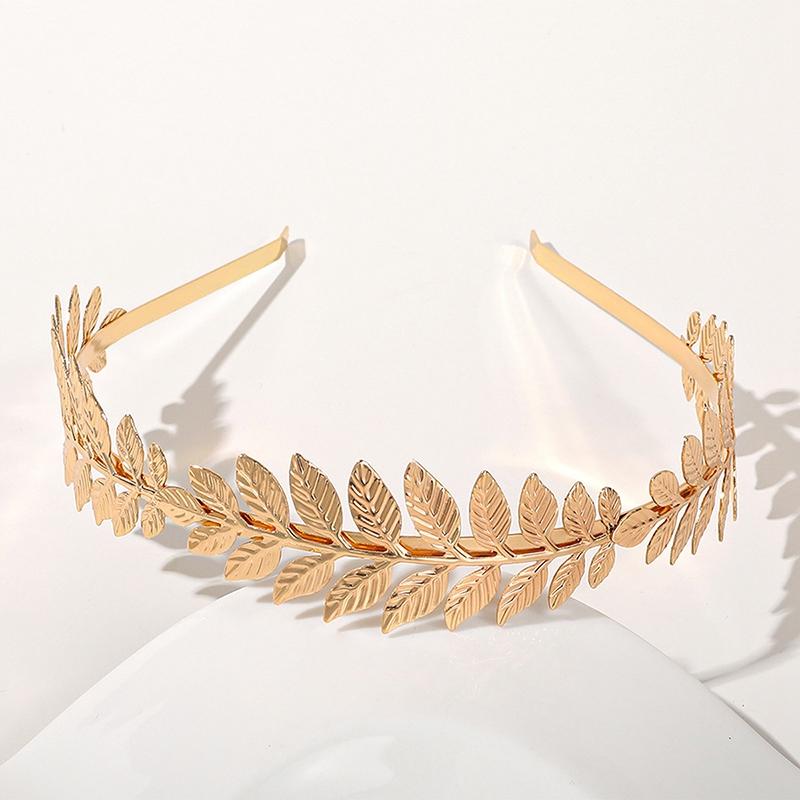 Новый золотой цвет, повязка на голову с листьями, головной убор, Корона, тиара, головной убор богини, греческие украшения для головы, свадебные аксессуары для волос невесты