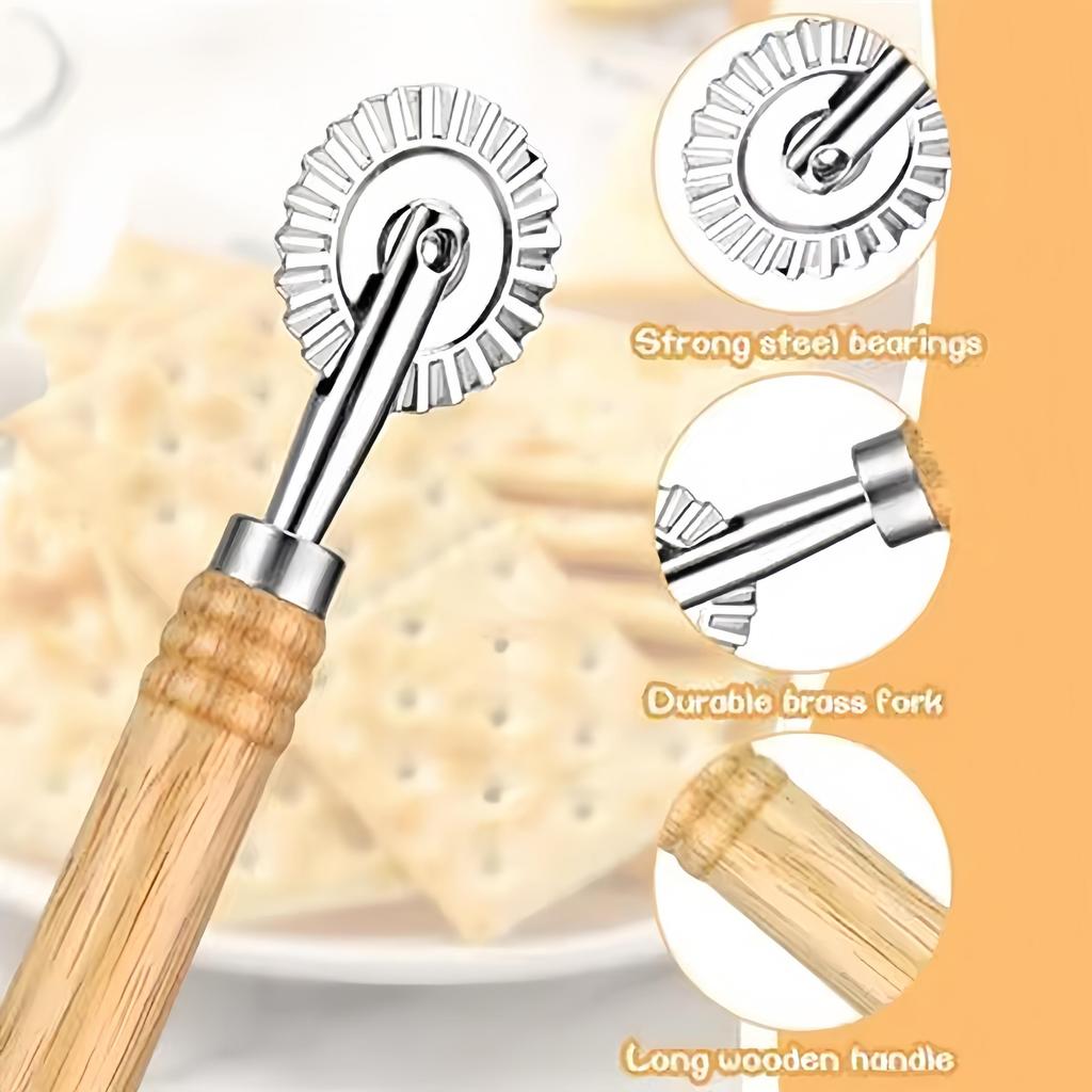 Колесо для резки равиоли из нержавеющей стали Профессиональный нож для пиццы Острый нож для теста Инструмент для выпечки Кухонный слайсер для пиццы