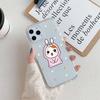 Чехол для телефона Oruchuban Ebichu для iPhone 11 12 Mini 13 14 Pro XS Max X 8 7 6s Plus 5 SE XR прозрачный чехол