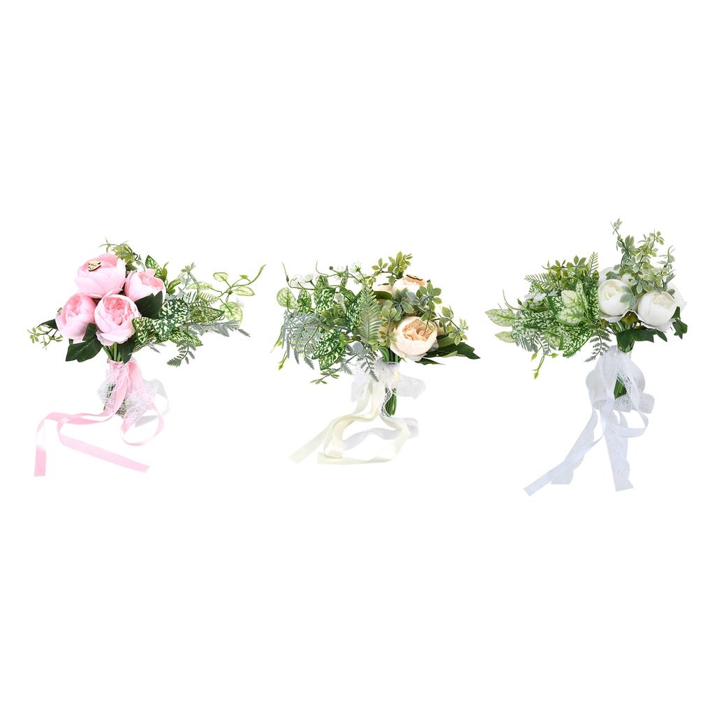 Букет цветов ручной работы невесты Свадебное моделирование Свадебные фото реквизит Букет для свадебных сцен Liv