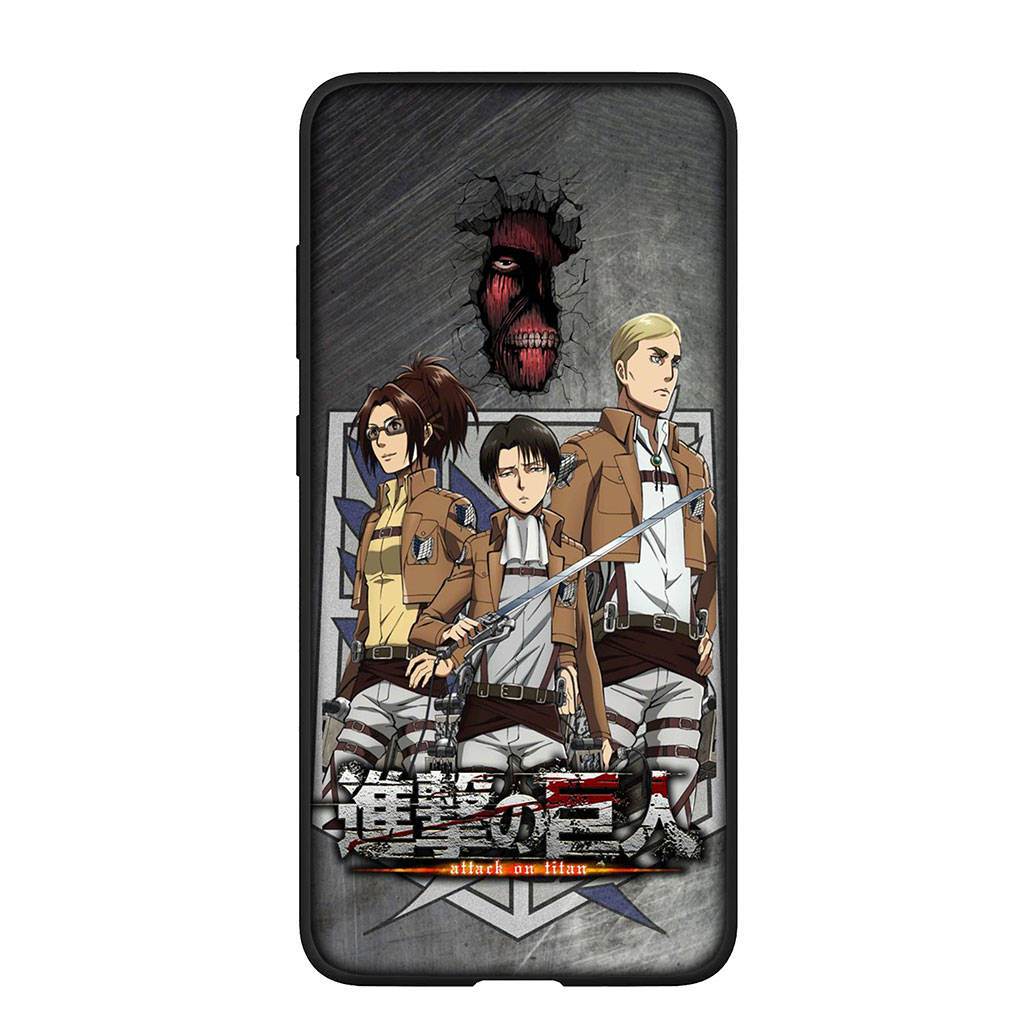 Чехол для телефона Samsung Galaxy S25 S24 S23 iPhone 16 15 Xiaomi Redmi Note 14 13 12 16E X 11 Pro Max Moto Huawei Attack On Titan Eren Jaeger аниме-чехол