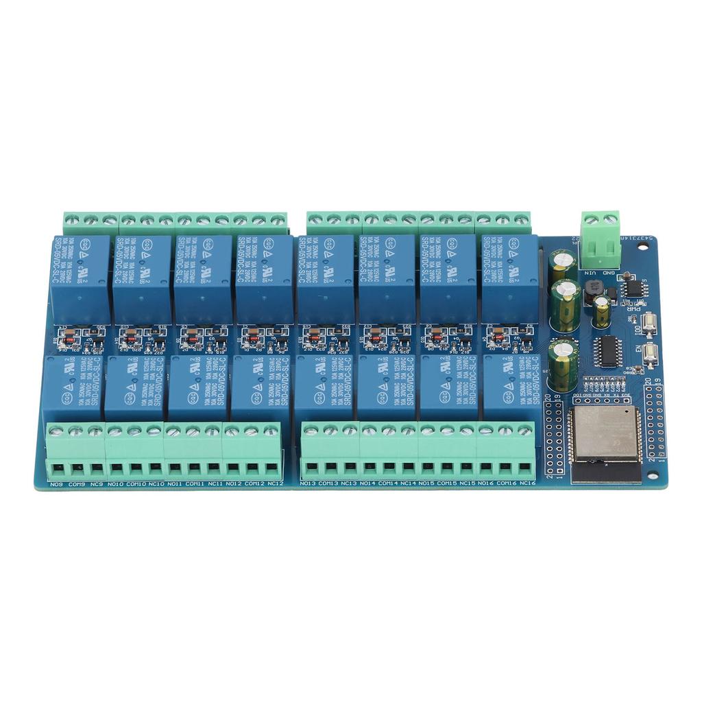 Модуль реле 16 каналов для ESP32WROOM Плата разработки реле для умного дома DC512V