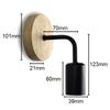 Nordic Wood Wall Lamp Sconce E27 Retro Bedside Vintage Indoor Lighting Bedroom Living Room For Home Decor LED Wall Light