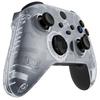 EXtremeRate Боковая накладка-грип для беспроводного контроллера Xbox Core, прозрачно-черная, сменная передняя крышка корпуса, накладка на рукоятку, лицевая панель для контроллеров Xbox Series X S