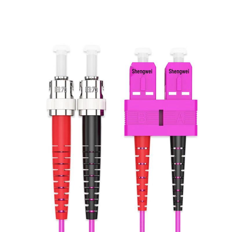 Shengwei OM4 SC-ST Duplex Multimode Fiber Optic Patch Cable