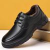 Cotton Shoes Men's 2025 Winter New Men's Casual Leather Shoes Warm Men's Shoes Middle-aged and Elderly Father Shoes