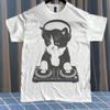 Унисекс футболка с ретро-графикой DJ Cat, смешная, размеры S-5XL