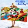 Southampton fc Print Beach Towel, Large Soft Quick Dry Towel for Beach Camping Swimming