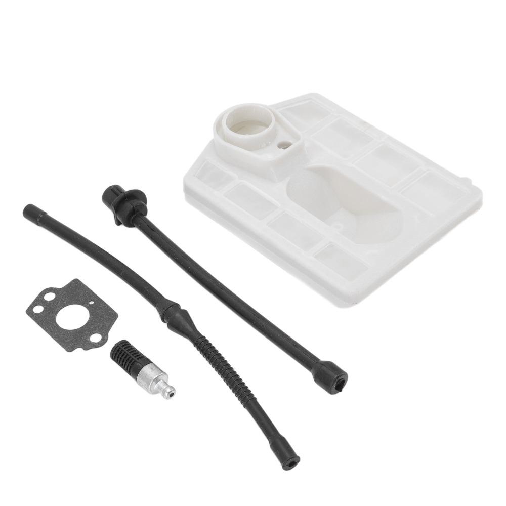 Rubber and Plastic Chainsaw Air Filter Kit Air Filter Oil Hose Kit for 4500 5200 5800 Chainsaw