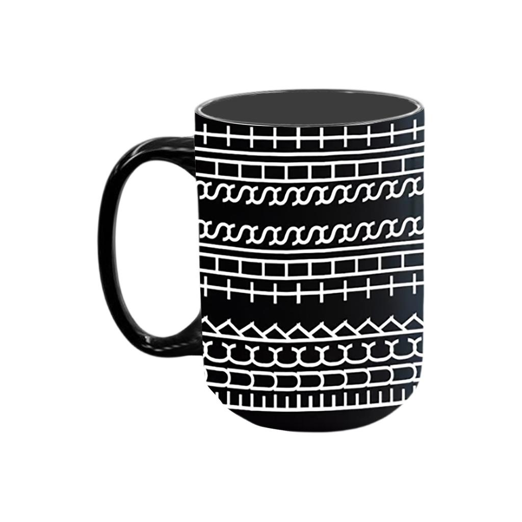 This Hidden Message Coffee Mug Creative New Ceramic Kitchen Fun Black Coffee Cup