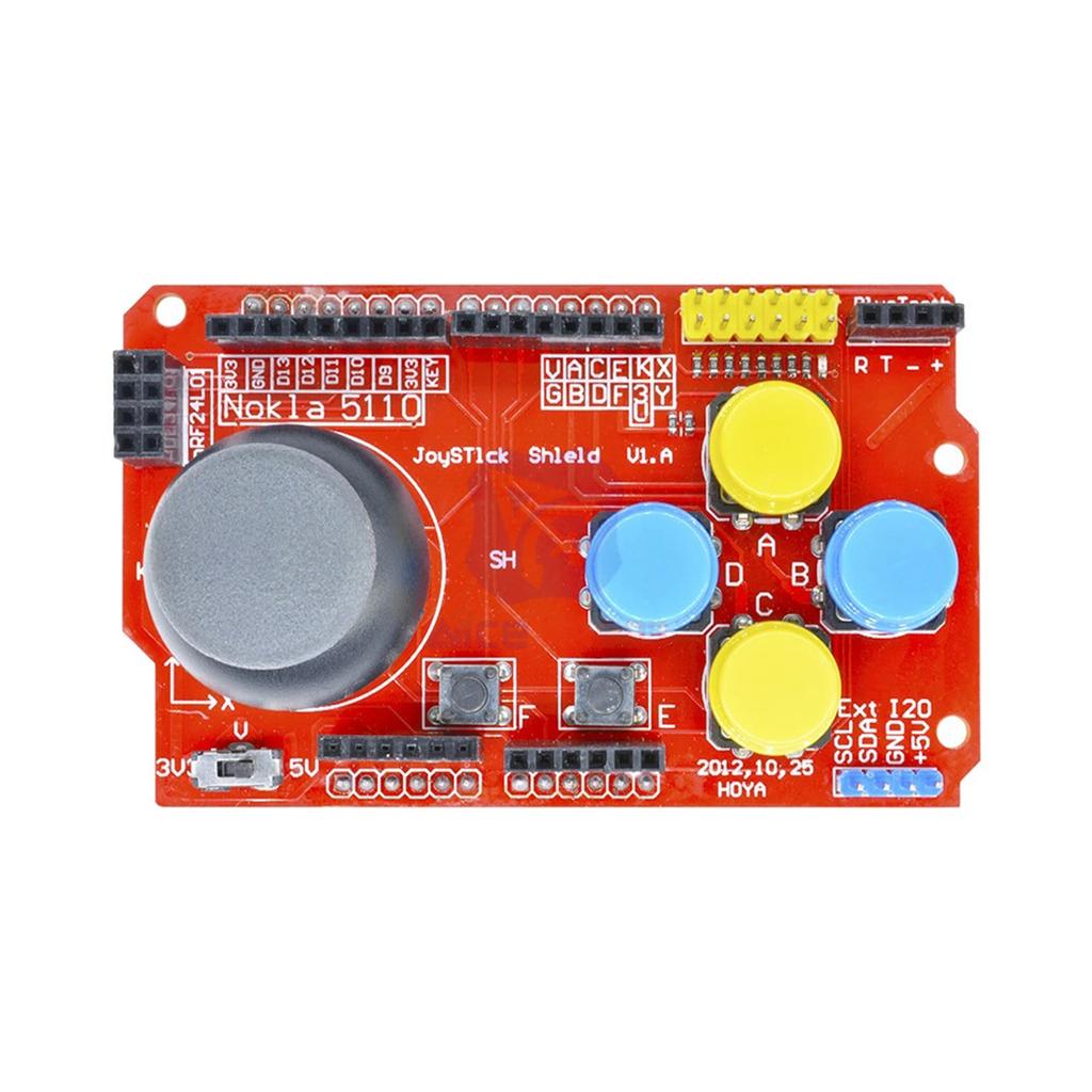Геймпады Джойстик Клавиатура Щит для Arduino I2C 3.3V NRF24L01 NK 5110 ЖК-контроллер Модуль платы