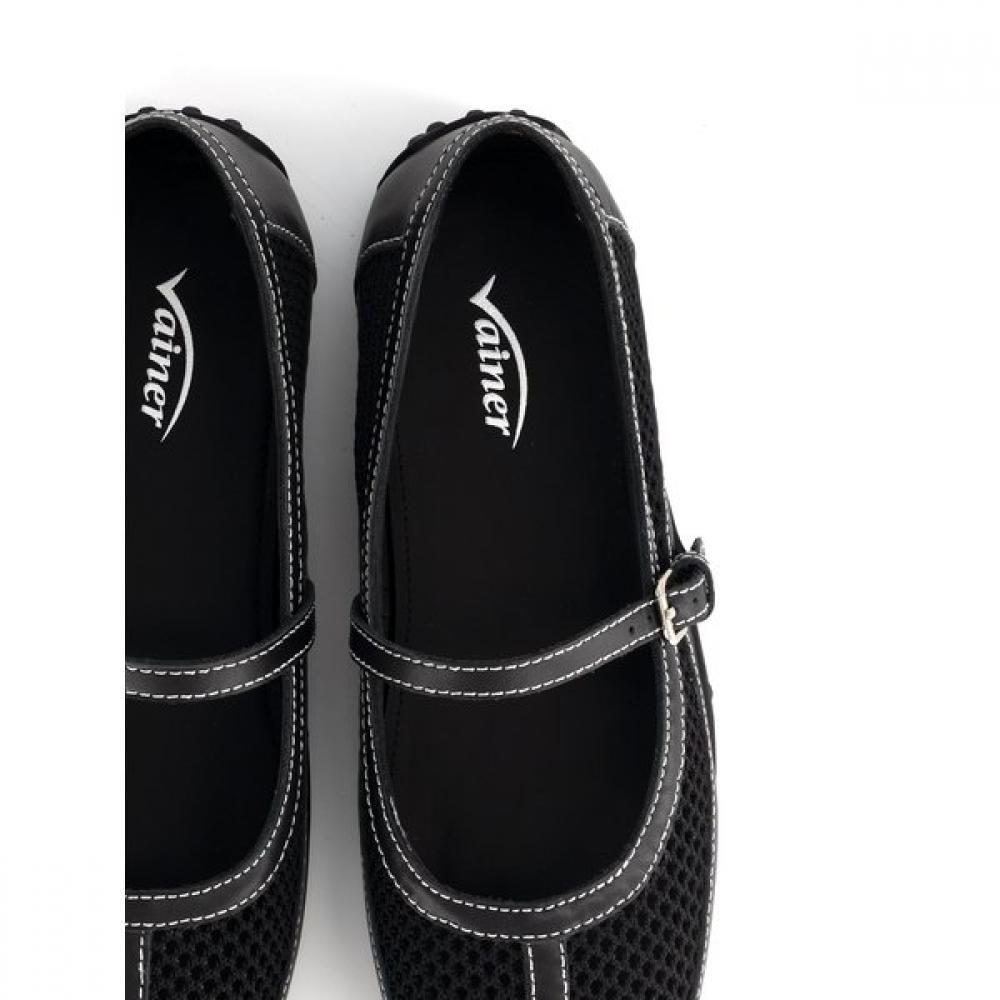 Vainer Women Comfort Mesh Flat Black H9xe3f00ak