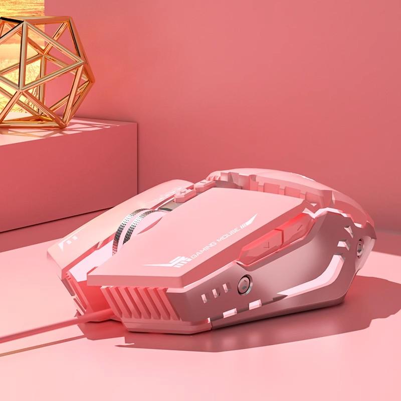 Wrangler Silent Wired Macro Gaming Mouse for Desktop and Laptop