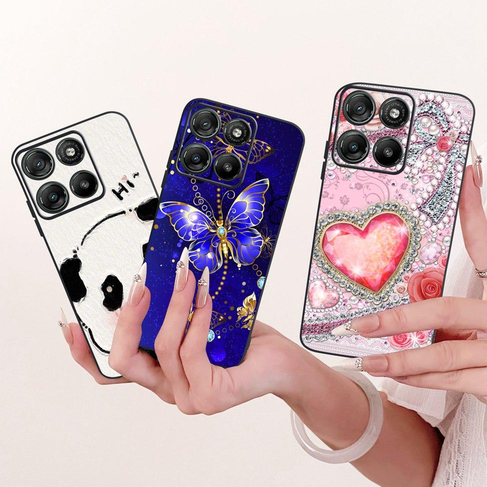 Casing For Motorola Moto G77 Case Aesthetic Luxury Cute Cat Fashion Butterfly Cool Painted Cover For Motorola XT2621-4
