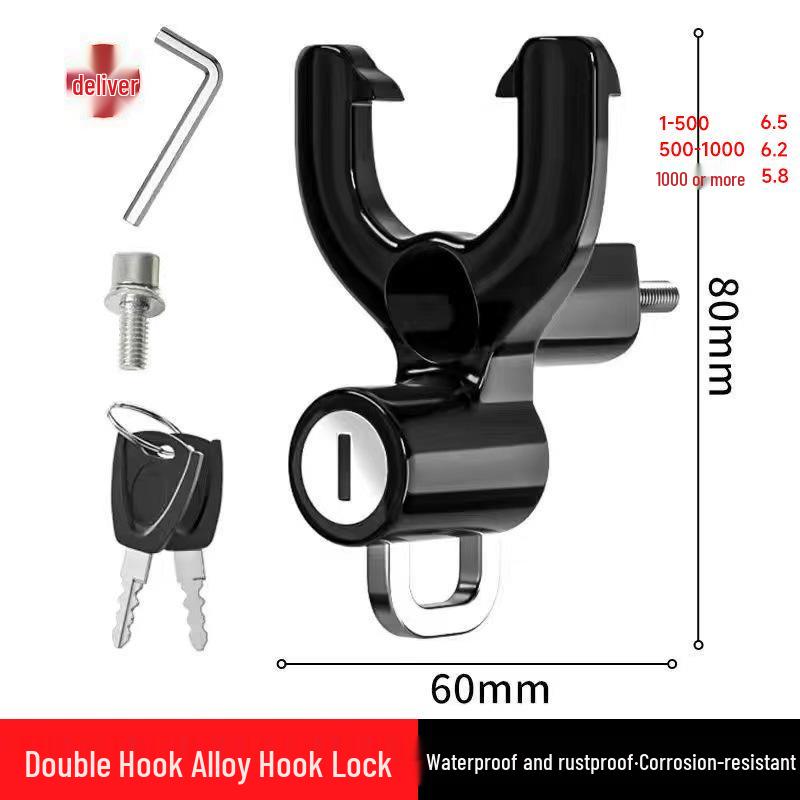 Противоугонный замок для шлема для электромобилей и мотоциклов
