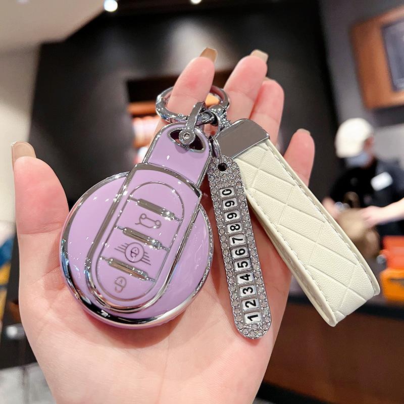 Applicable BMW Mini Key Case Countryman Cooper Key Case f54f55f56F60 Shell Ring Female