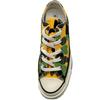 Converse Chuck Taylor All Star 1970-е Круглый носок Шнуровка Низкие эспадрильи Унисекс Желто-зеленый