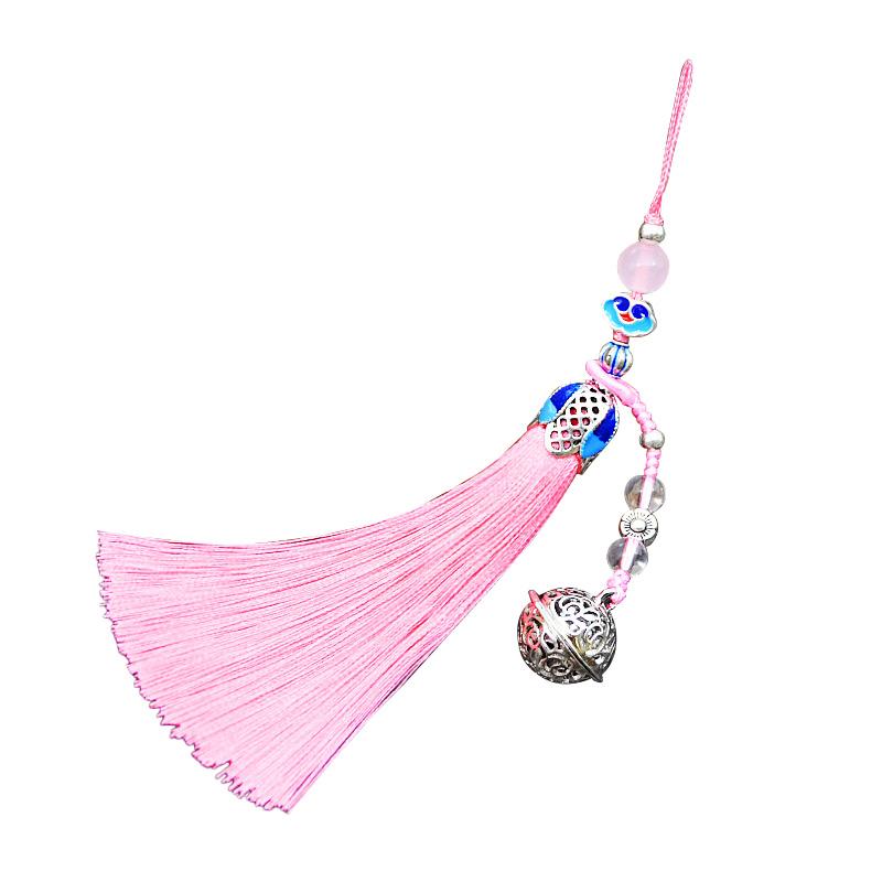 1 шт. брелок модные товары для рукоделия новые подвесные украшения диффузор дворцовый колокольчик кисточки металлический медальон кулон