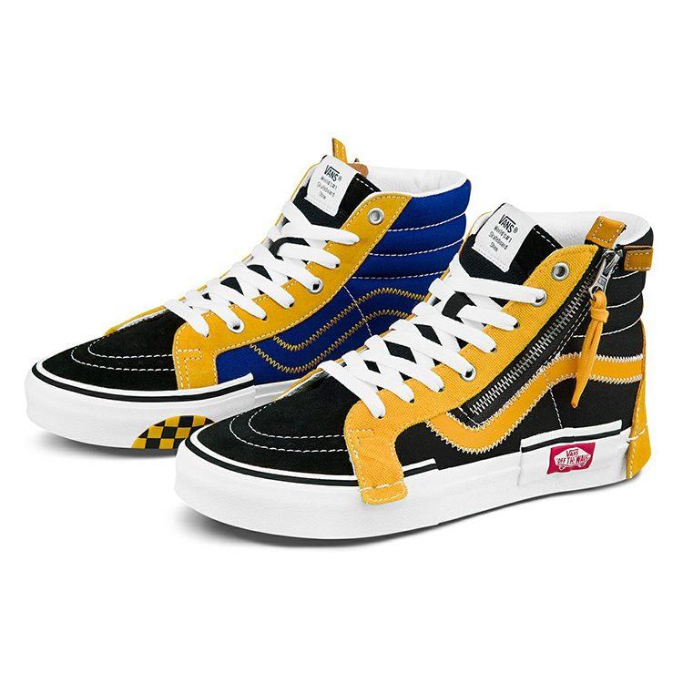 Vans Sk8 hi Reissue Cap Кеды для скейтбординга Черный/Желтый VN0A3WM15FG