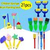 Children Drawing Sponge Watercolor Painting Brushes Oil Watercolor Paintbrush