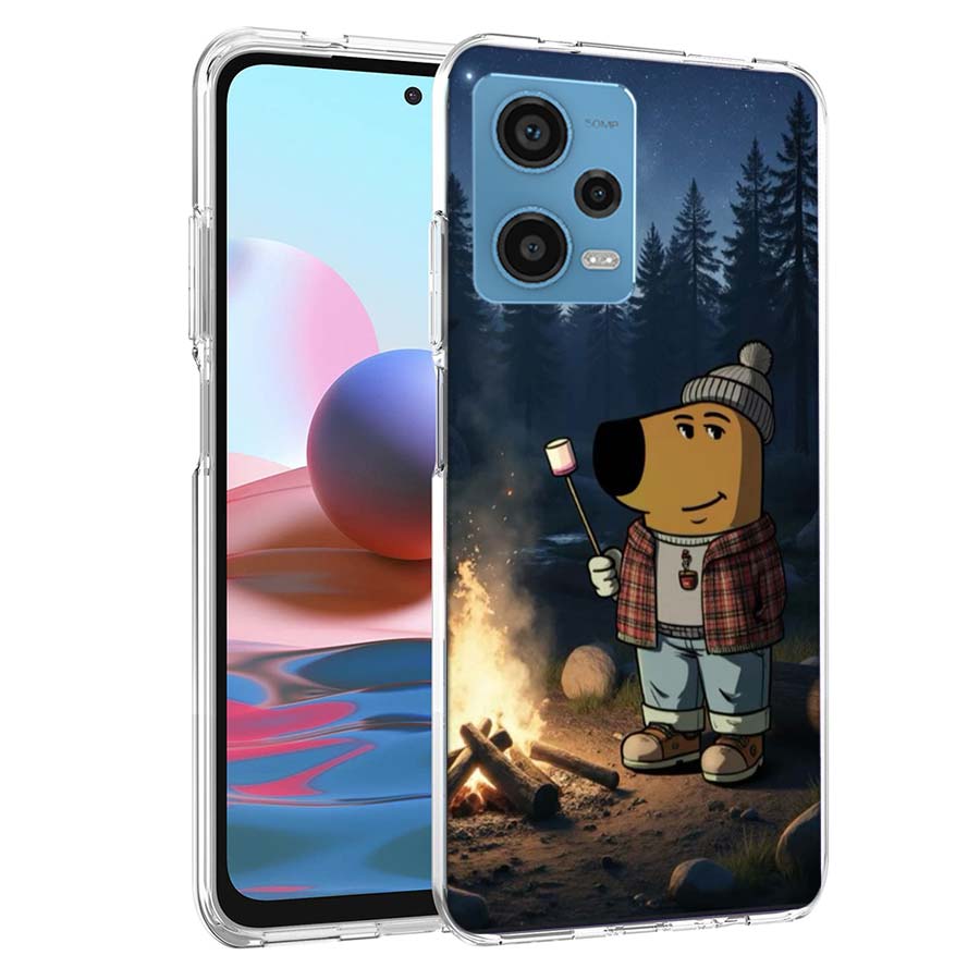 Чехол-мем 'Chill Guy' для Redmi Note 13 12 14 15 Pro Plus 13R 11 11T 11E 11S 10 Pro 10S 9 9S, прозрачный ТПУ чехол Capa Cases
