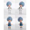 Evangelion Chibi Building Block Asuka, Rei Ayanami, and Mamaki Figure, Car Ornament, Tabletop Model, Computer Case Model.