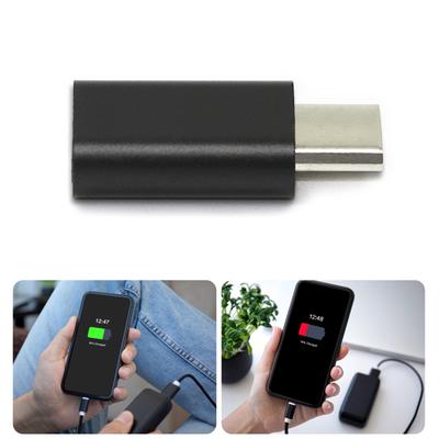 Компактный блокировщик данных типа C USB C на USB C Defender, обеспечивающий безопасную зарядку без риска кражи данных USB C Privacy Guard