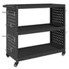 Tool Cart Black 75 x 35 x 73 cm Cold Rolled Steel