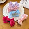 New Elegant Bow Pill Head Grip Clip Korean Temperament Hair Clip Female Ponytail Braid Clip Fashion Headdress For Women Girls