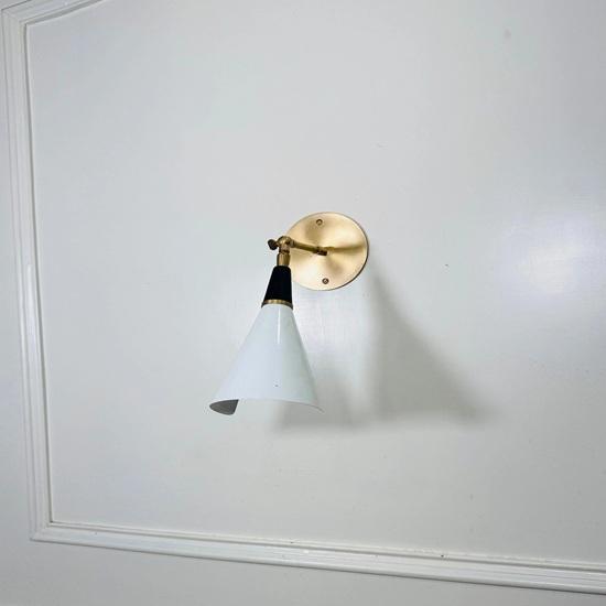 27.94 Cm Handcrafted Brass Wall Sconce Modern Reading Lamp Home, Office Decor