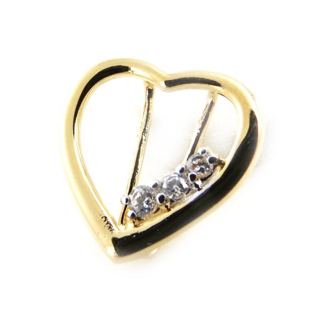 Les Trésors De Lily [J0059] - Позолоченный кулон «Любовь»