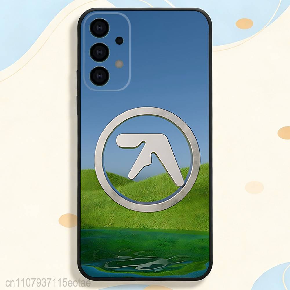 Aphex Twin Логотип Арт крутой Чехол для Телефона Для Samsung S25,S26,S24,S21,S22,S23,S30,Ultra,S20,Plus,Fe,Lite,5G Черный Чехол