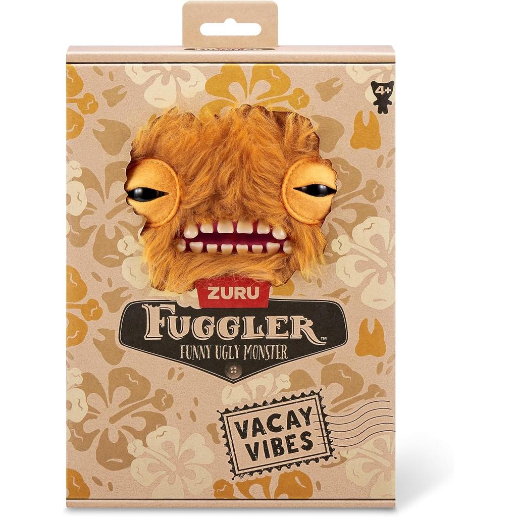 Munch Fuggler Vacay Vibes Plush Toy Brown Ages 4+ Cuddly Soft Collectible Gift