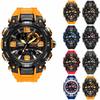 Men's Waterproof Luminous Running Alarm Clock Watch