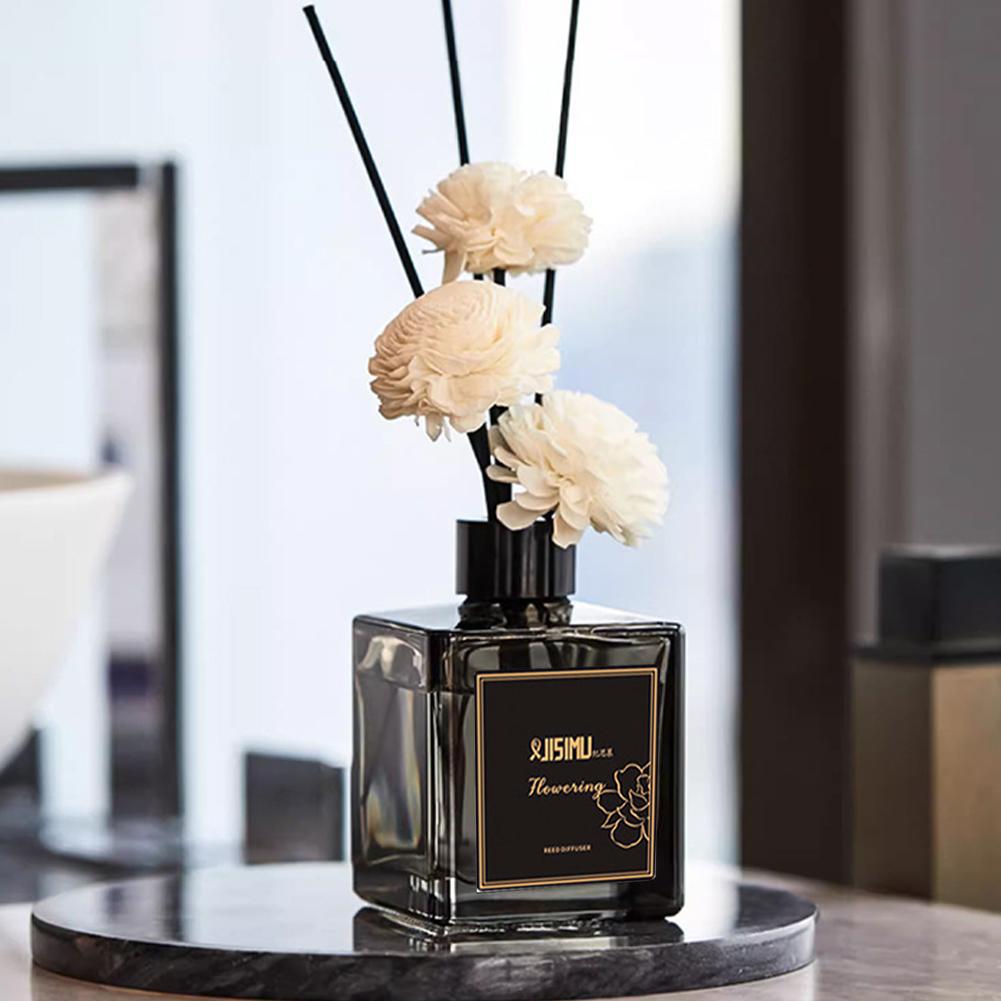 Цветочный без огня Ароматерапия Украшение комнаты Домашние комплекты с тростниковыми диффузорами Бытовой Свежий парфюм Долгоиграющий Для ванной комнаты