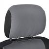 Universal 3-Row 8 Seats Car Auto Seat Covers for Auto Vehicle Sedan SUV Van Truck  GRAY/BLACK