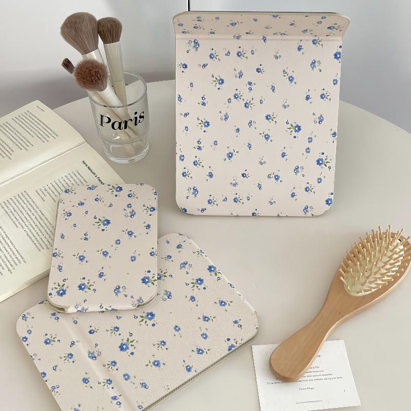 Милое складное карманное зеркало для макияжа в виде кошки для общежитий и домов