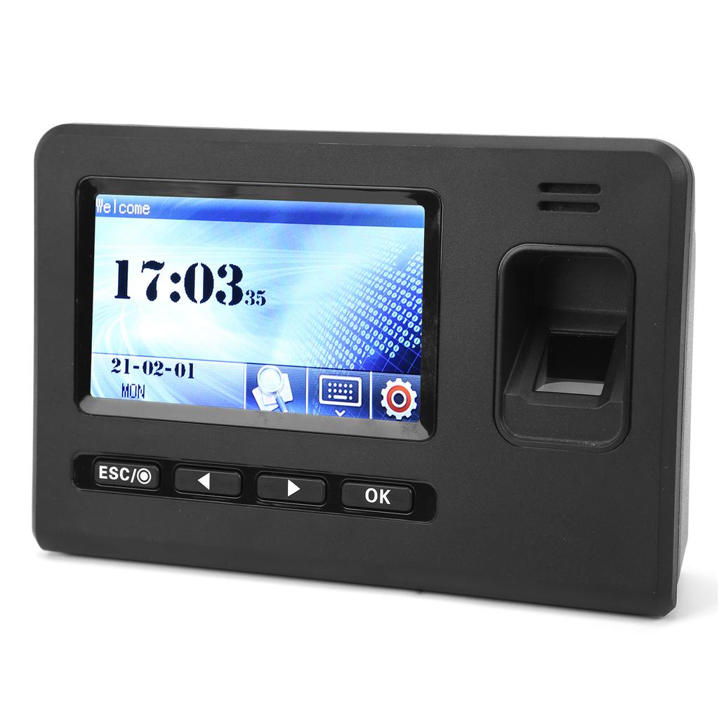 4.3-дюймовый TFT-экран, учет рабочего времени, распознавание отпечатков пальцев, офисные часы, регистратор, независимый