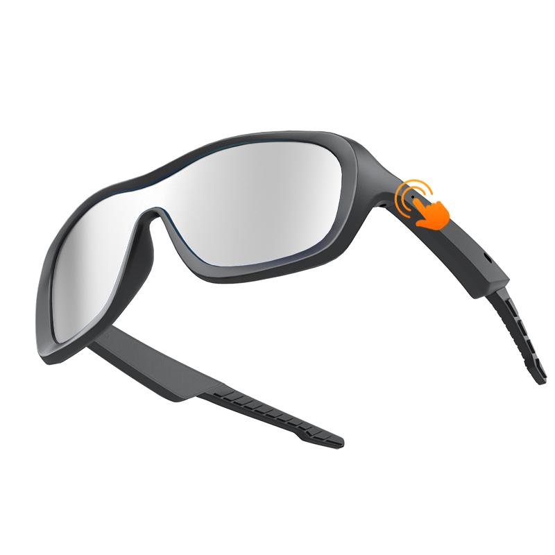 S3 Windproof Snow Sports Smart Audio Glasses, Photochromic UV Protection Anti Glare Touch Control Sunglasses