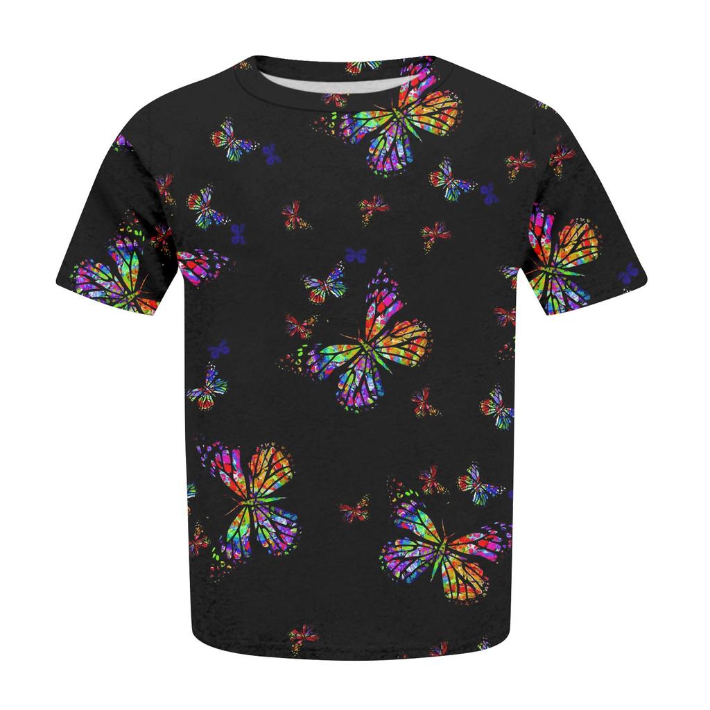 Женская рубашка с коротким рукавом, круглый вырез, футболка больших размеров, повседневные топы с принтом