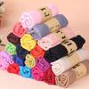New Women Cotton Linen Scarf Shawl Hijab Muslim Long Headscarf Scarves Solid Color Soft Female Foulard Beach Stoles Scarf