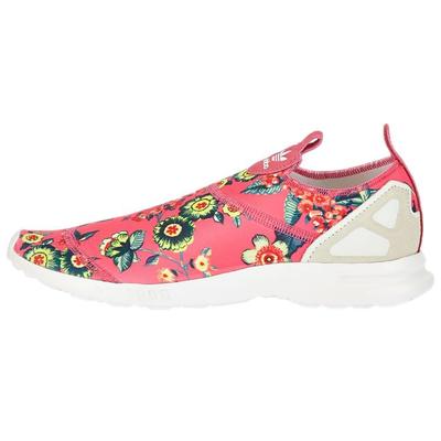 Оригинальные ZX Flux Гладкие Слипоны Удобные Дышащие Низкие Кроссовки Женские кроссовки Розовые S78960